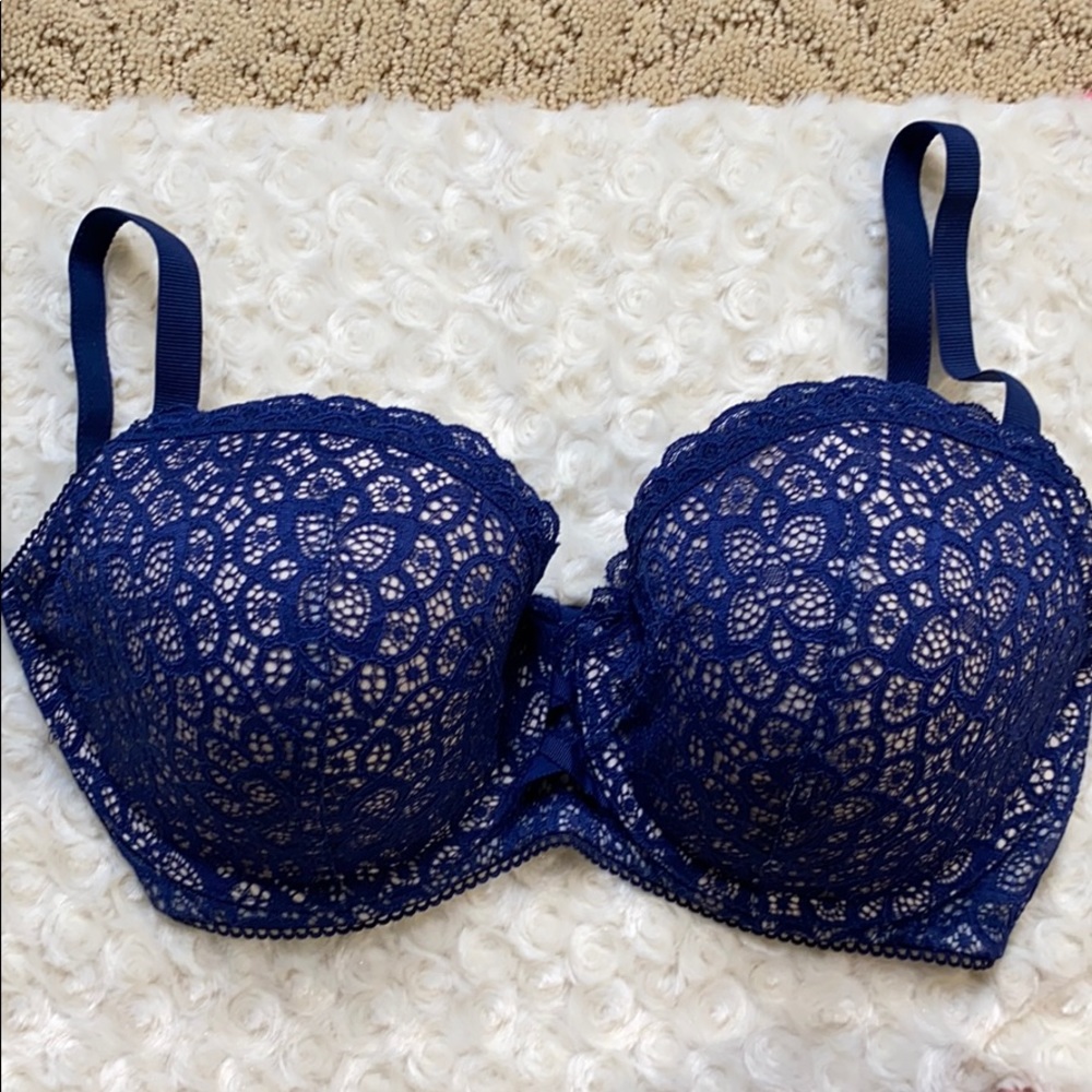 VICTORIA'S SECRET DREAM ANGELS LACE DEMI BRA 34DDD
